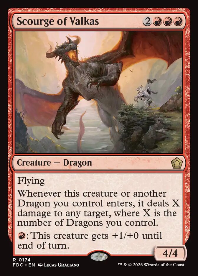 Scourge of Valkas, Foundations Commander Card Art