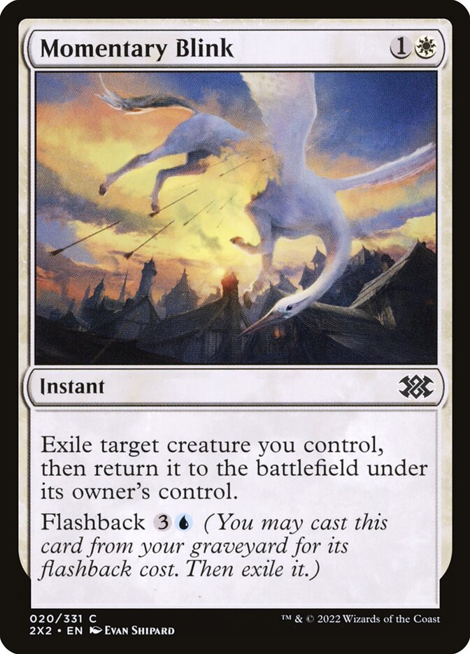 Momentary Blink, Double masters 2022 Card Art