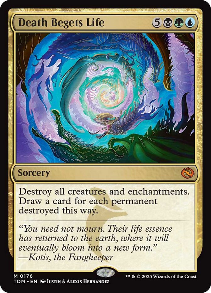 Death Begets Life, Tarkir: dragonstorm Card Art