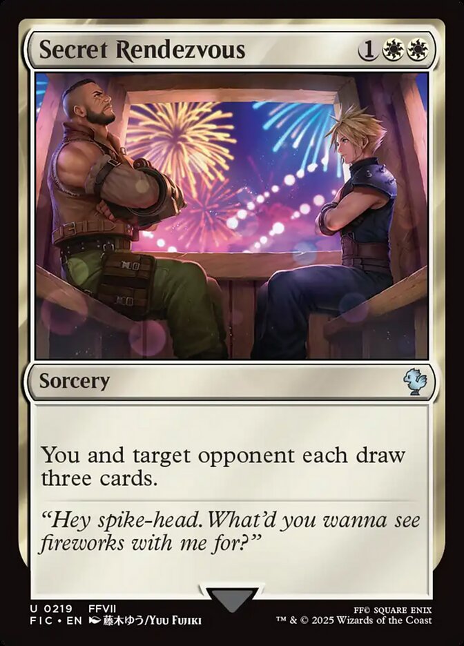 Secret Rendezvous, Final Fantasy Commander Card Art