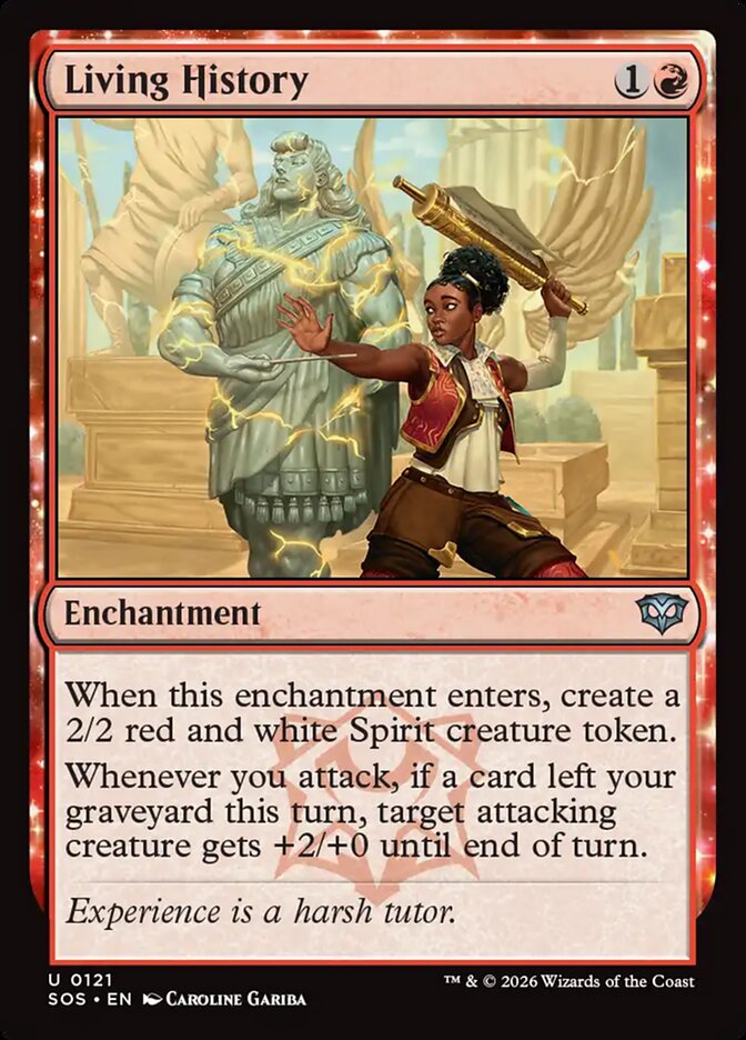 Living History, Secrets Of Strixhaven Card Art