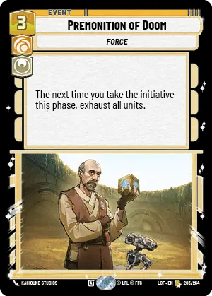 Premonition of Doom, Legends of the Force Card Art