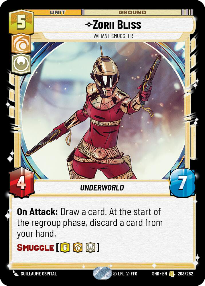 Zorii Bliss, Valiant Smuggler - Foil