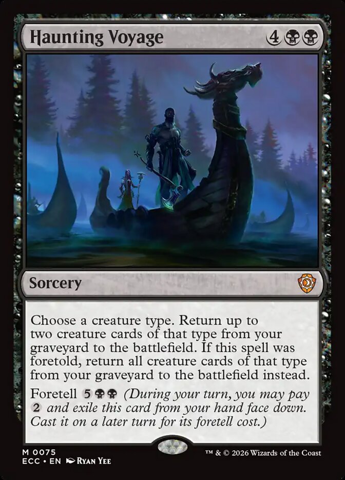 Haunting Voyage, Lorwyn Eclipsed Commander Card Art
