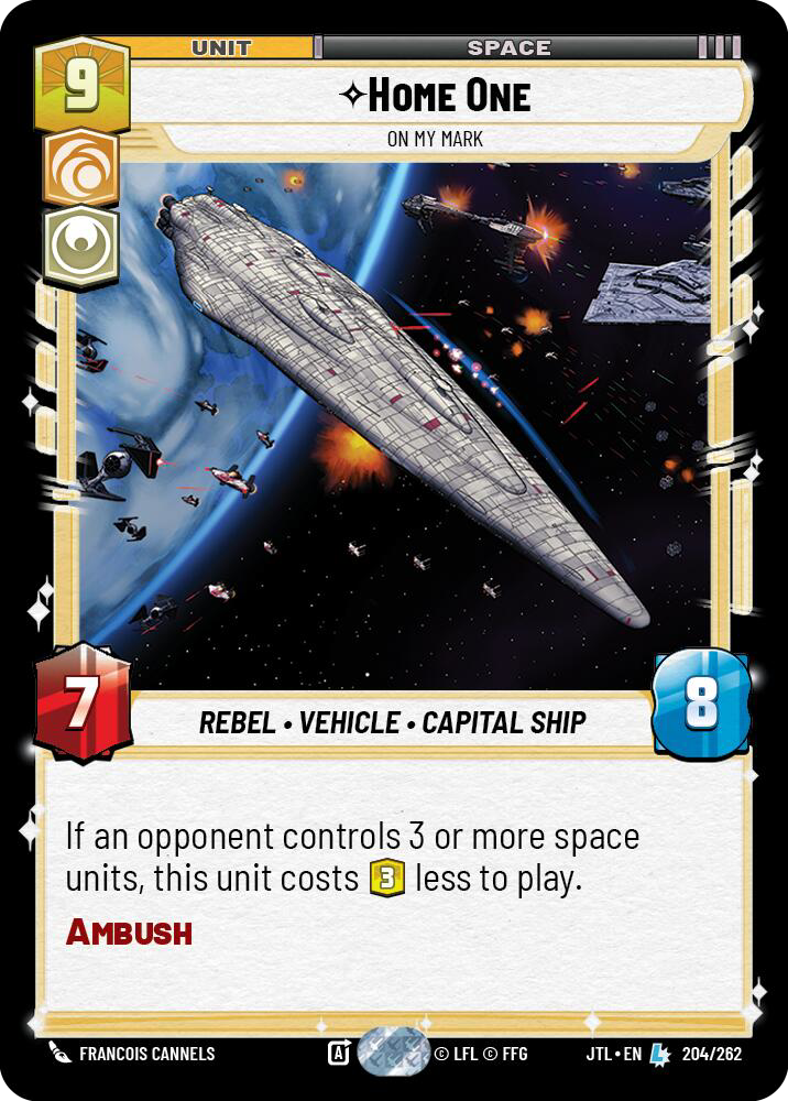 Home One, On My Mark, Jump to Lightspeed Card Art