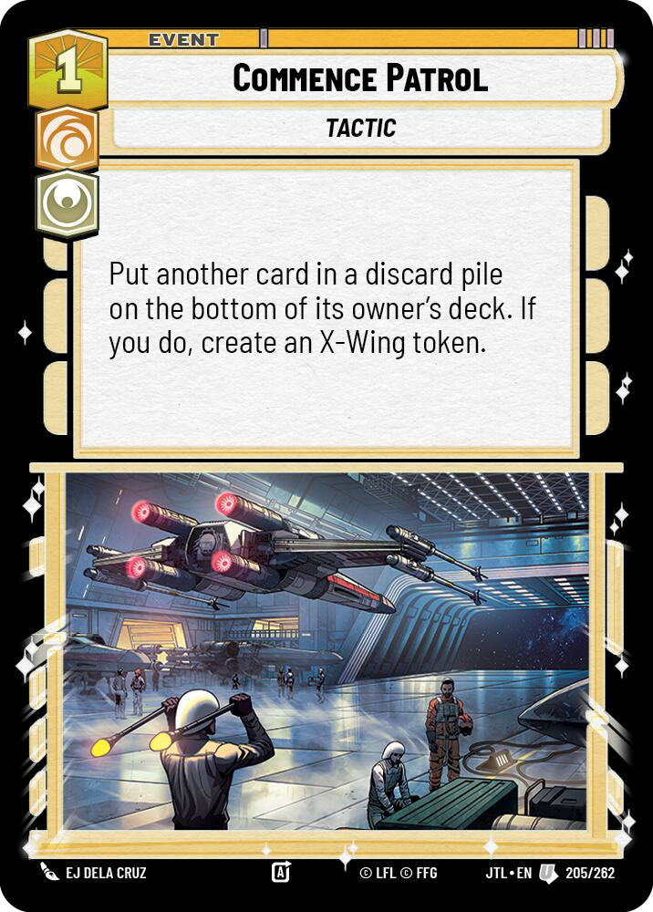 Commence Patrol, Jump to Lightspeed Card Art