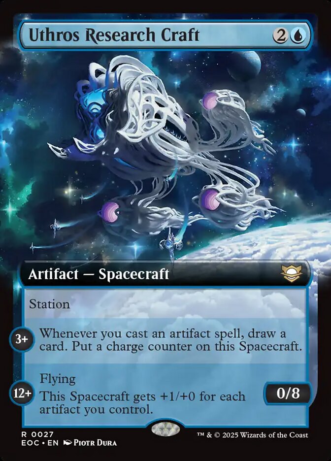 Uthros Research Craft, Edge Of Eternities Commander Card Art