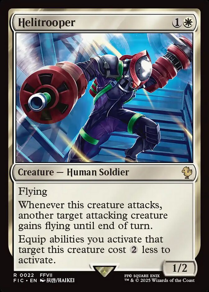 Helitrooper, Final fantasy commander Card Art