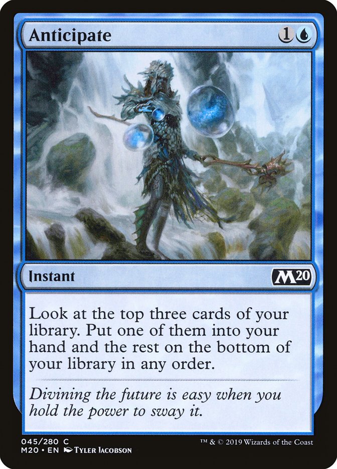 Anticipate, Core Set 2020 Card Art