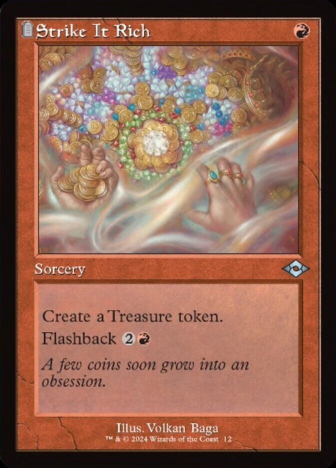 Strike It Rich, Modern horizons 2 timeshifts Card Art