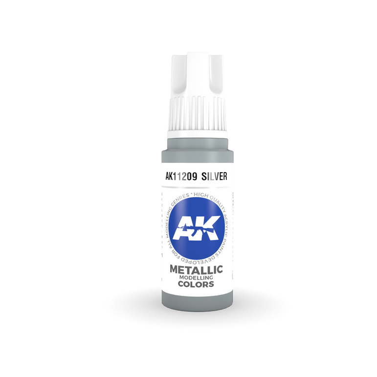 AK Interactive - 3GEN Acrylics - Silver AK11209