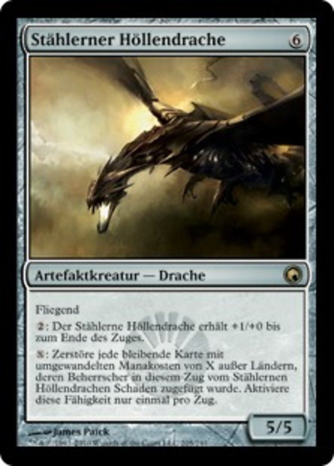 Steel Hellkite, Scars Of Mirrodin Card Art