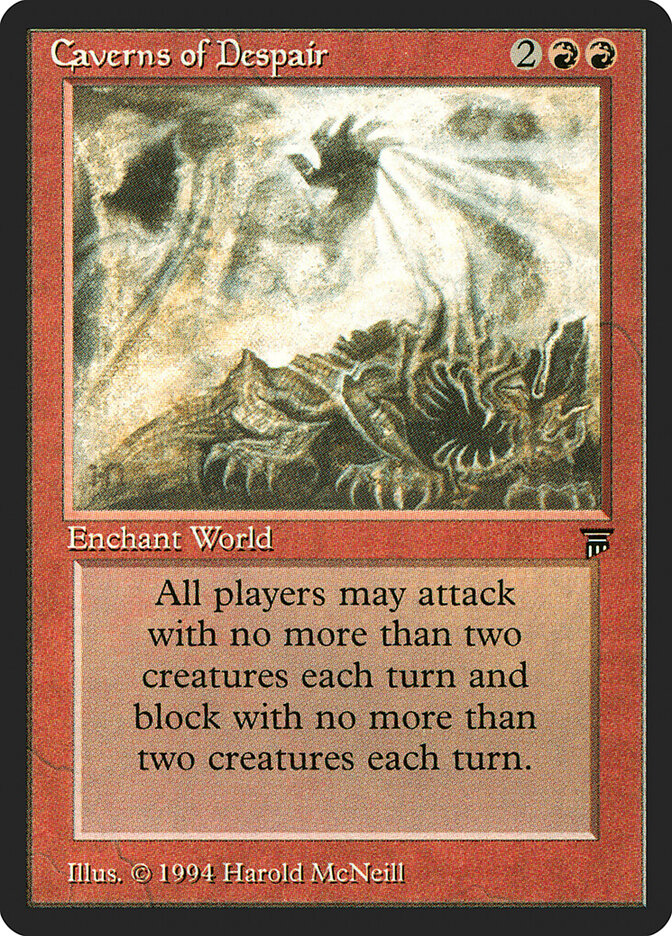 Caverns of Despair, Legends Card Art