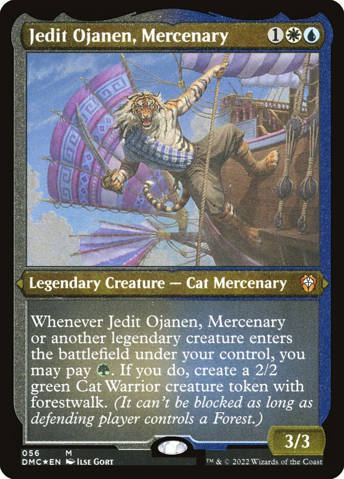 Jedit Ojanen, Mercenary, Dominaria United Commander Card Art