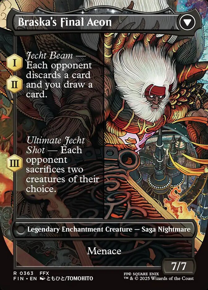 Jecht, Reluctant Guardian // Braska's Final Aeon, Final Fantasy Card Art