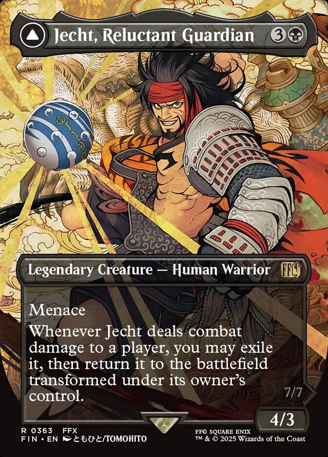 Jecht, Reluctant Guardian // Braska's Final Aeon, Final Fantasy Card Art