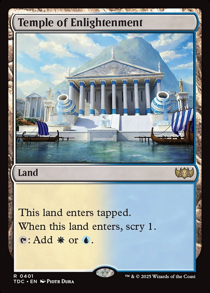 Temple of Enlightenment, Tarkir: Dragonstorm Commander Card Art