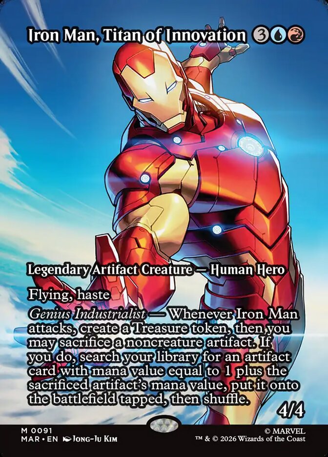 Iron Man, Titan of Innovation, Marvel Universe Card Art