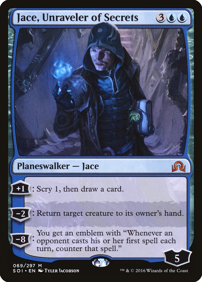 Jace, Unraveler of Secrets, Shadows Over Innistrad Card Art