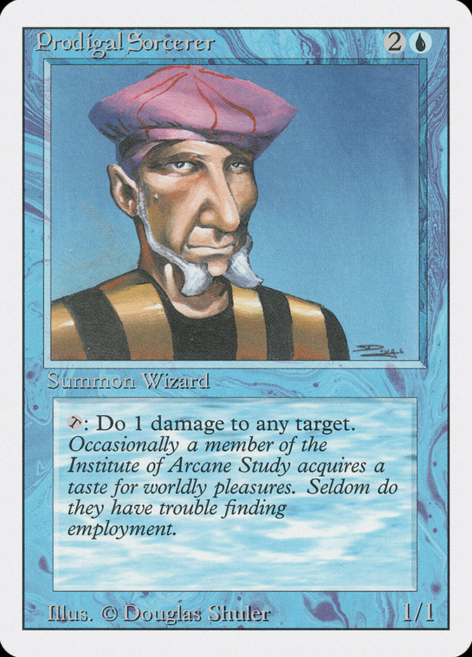 Prodigal Sorcerer, Revised edition Card Art