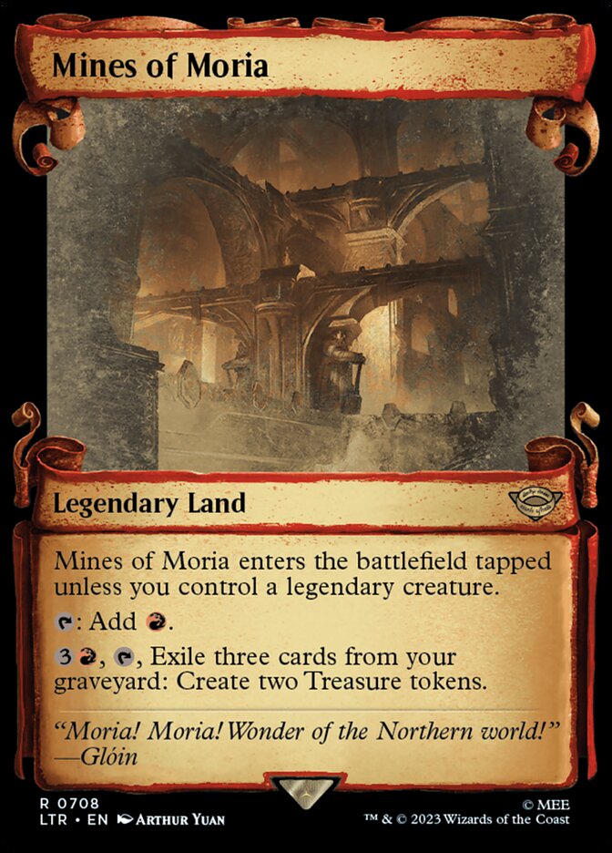 Mines of Moria, The Lord Of The Rings: Tales Of Middle-Earth Card Art