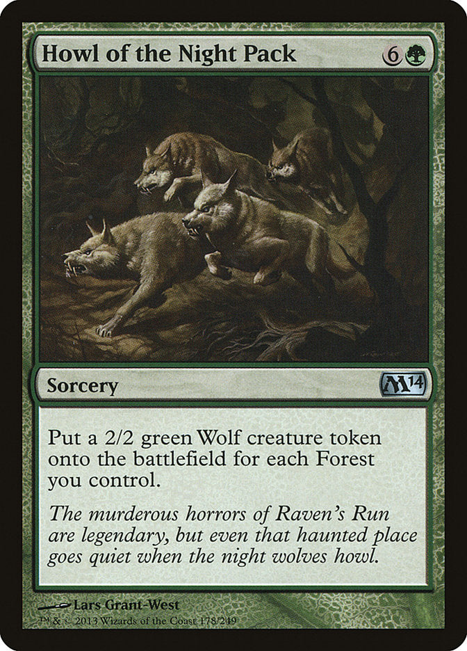 Howl of the Night Pack, Magic 2014 Card Art