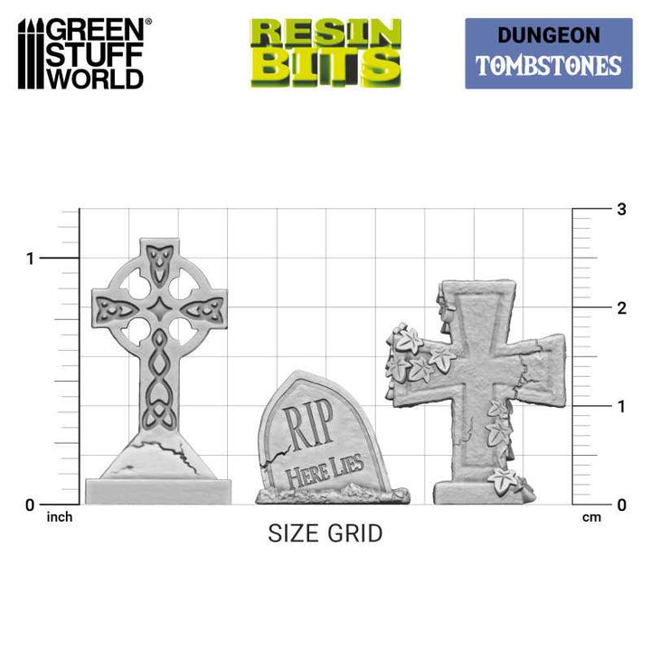 Green Stuff World - 20 Tombstones