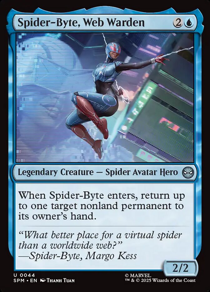 Spider-Byte, Web Warden, Marvel'S Spider-Man Card Art
