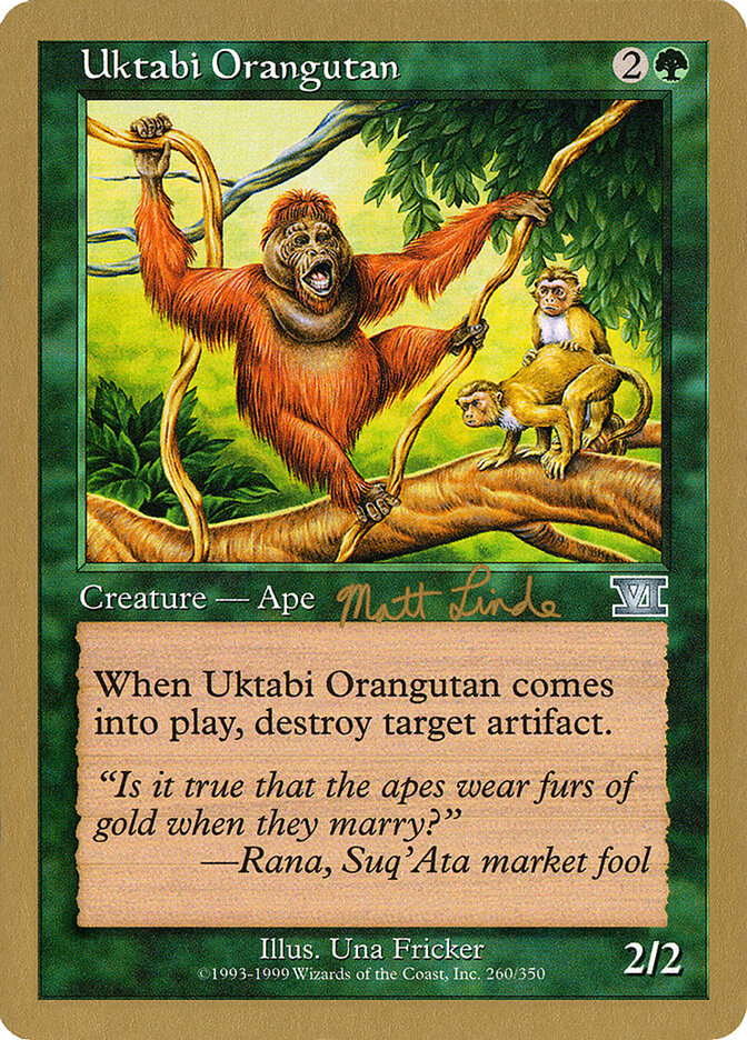 Uktabi Orangutan, World Championship Decks 1999 Card Art