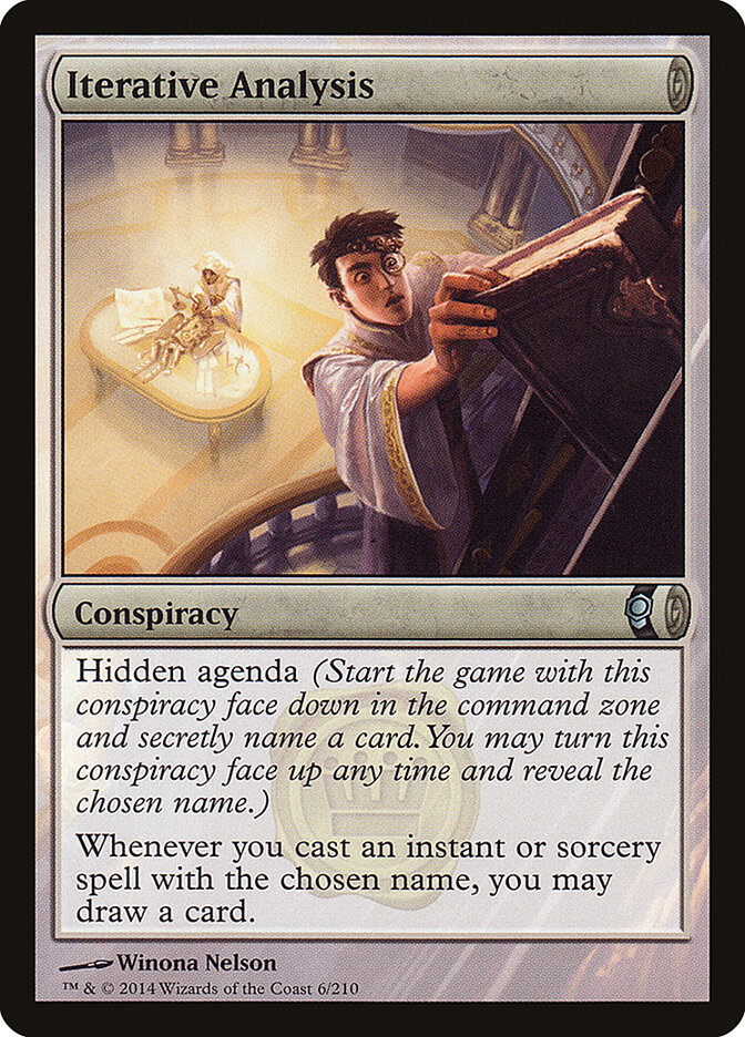 Iterative Analysis, Conspiracy Card Art