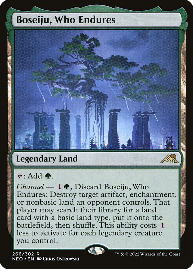 Boseiju, Who Endures, Kamigawa: Neon Dynasty Card Art