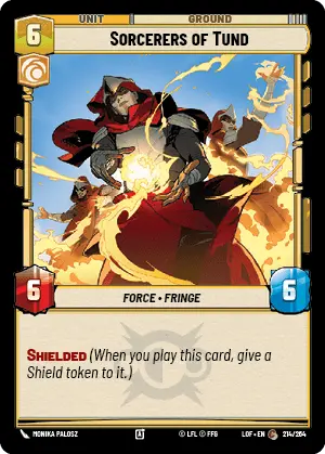 Sorcerers of Tund, Legends of the Force Card Art