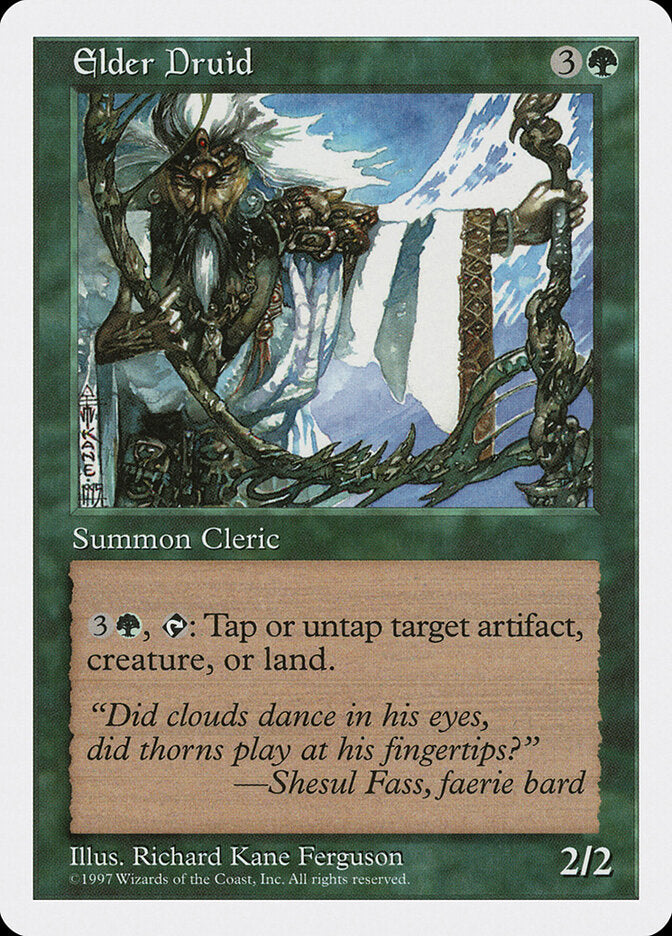 Elder Druid, Fifth Edition Card Art