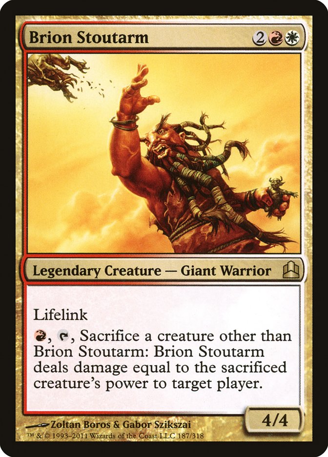 Brion Stoutarm, Commander 2011 Card Art