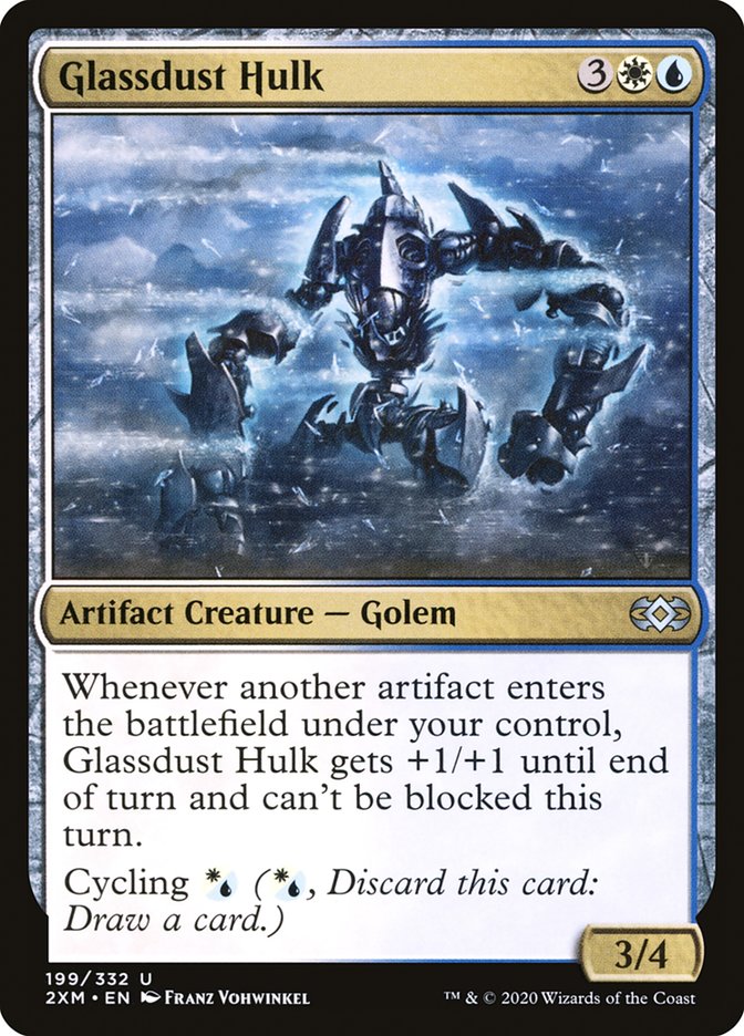 Glassdust Hulk, Double masters Card Art