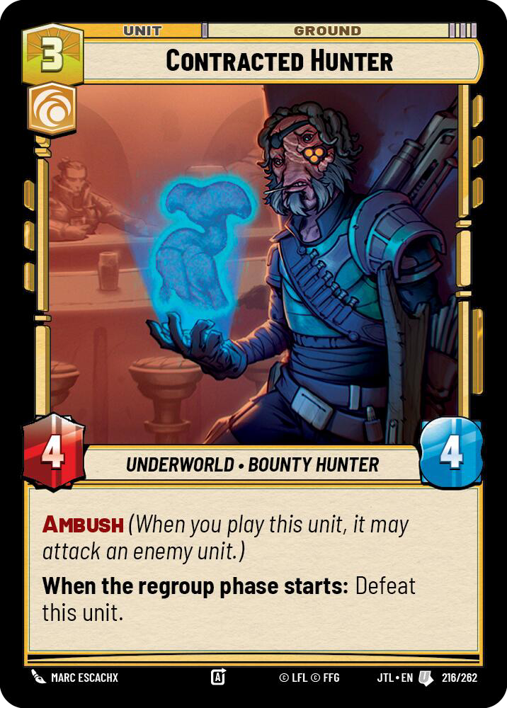 Contracted Hunter, Jump to Lightspeed Card Art