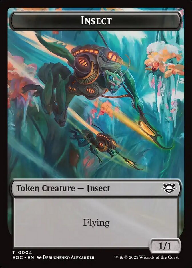 Insect, Edge Of Eternities Commander Tokens Card Art