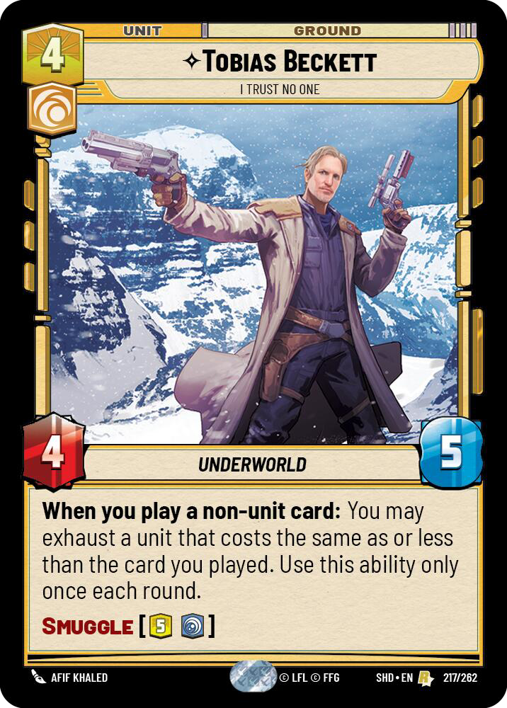 Tobias Beckett, I Trust No One - Foil