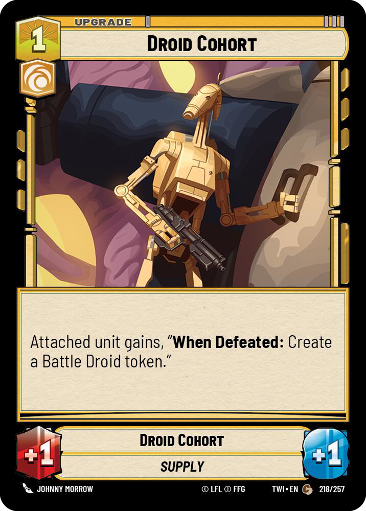 Droid Cohort, Twilight of the Republic Card Art
