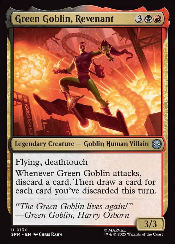 Green Goblin, Revenant, Marvel'S Spider-Man Card Art