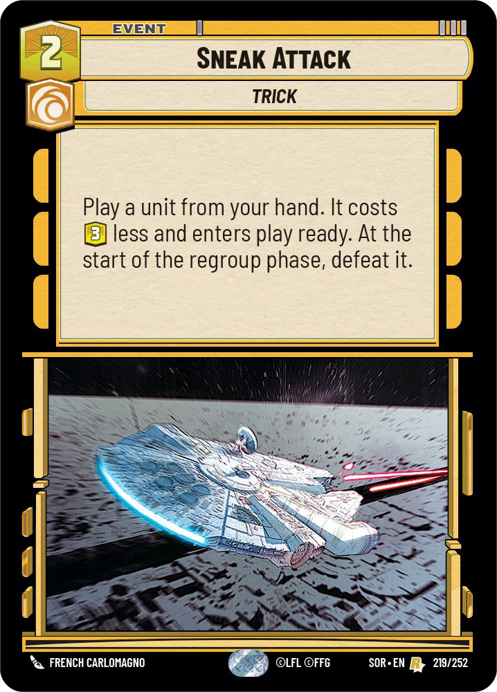 Sneak Attack, Spark of Rebellion Card Art
