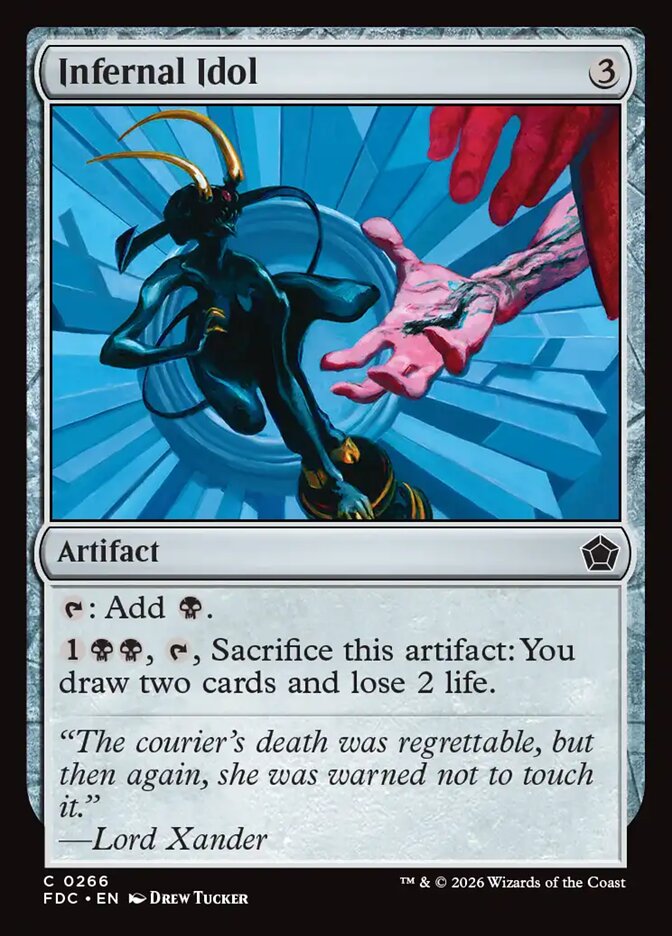Infernal Idol, Foundations Commander Card Art