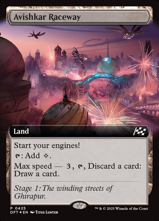 Avishkar Raceway, Aetherdrift Card Art