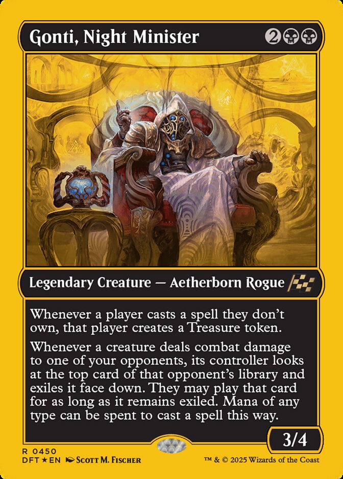 Gonti, Night Minister - Firstplace Foil