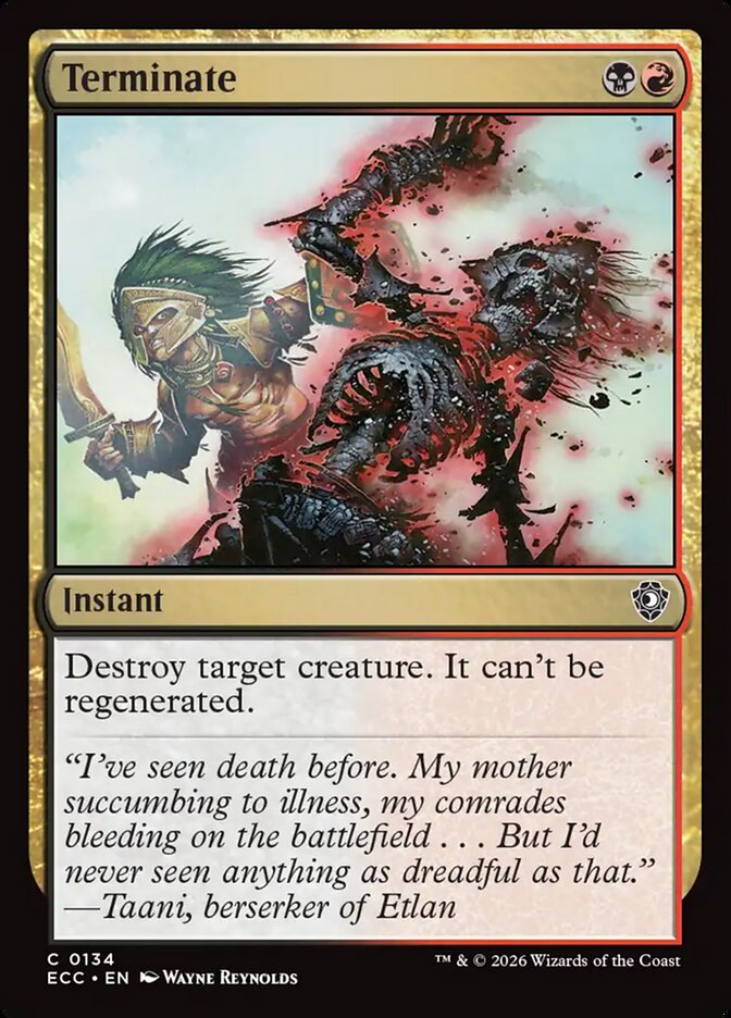 Terminate, Lorwyn Eclipsed Commander Card Art