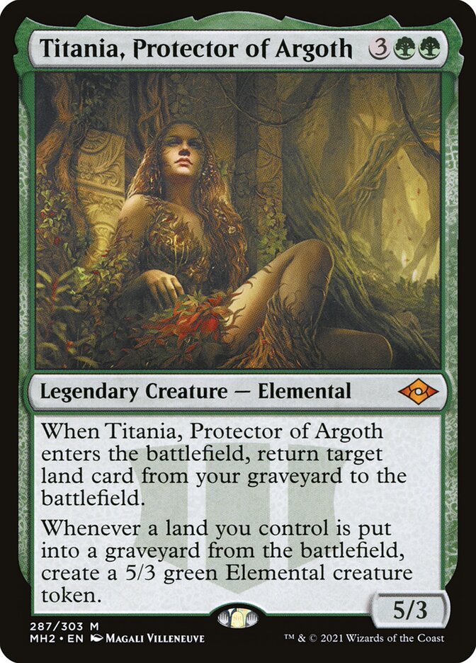 Titania, Protector of Argoth, Modern Horizons 2 Card Art