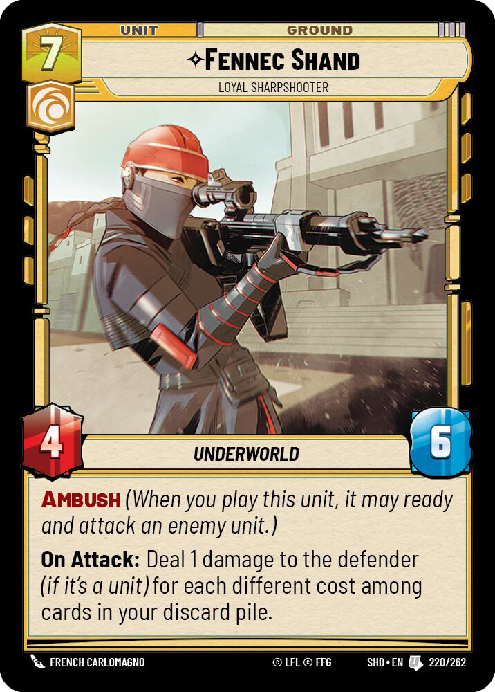 Fennec Shand, Loyal Sharpshooter