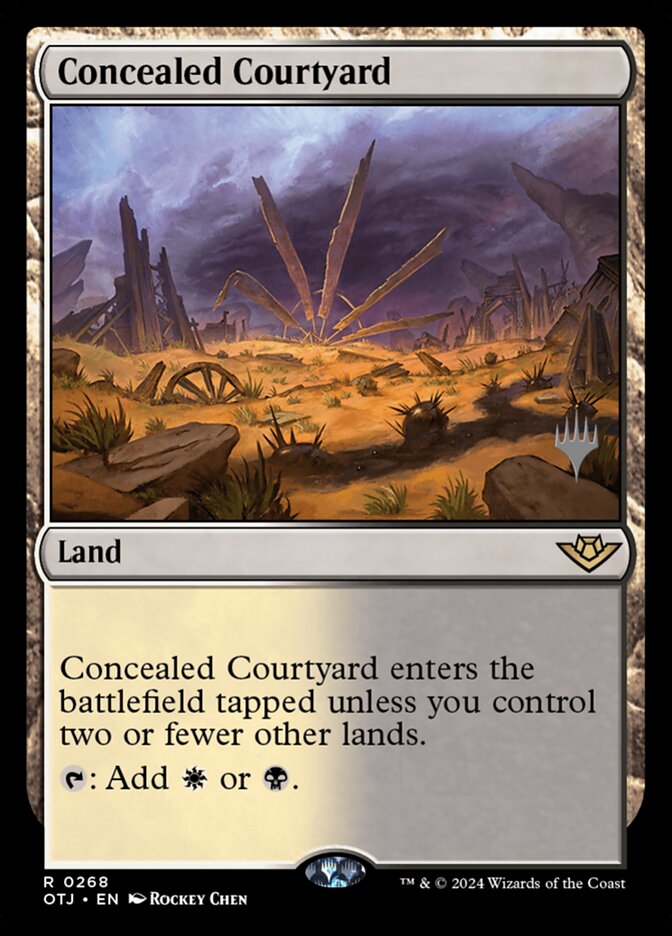 Concealed Courtyard, Outlaws Of Thunder Junction Promos Card Art