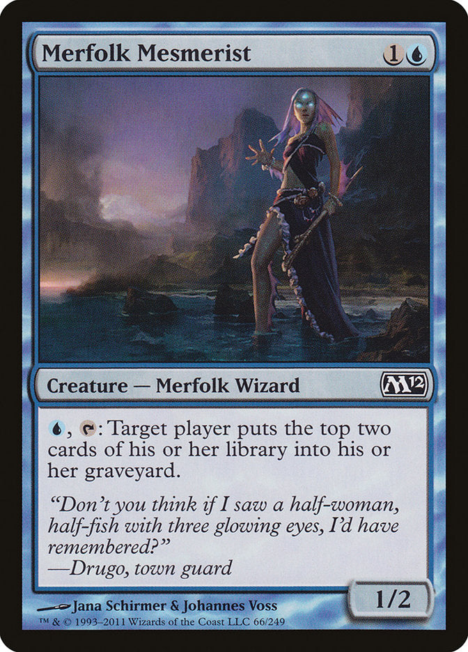 Merfolk Mesmerist, Magic 2012 Card Art