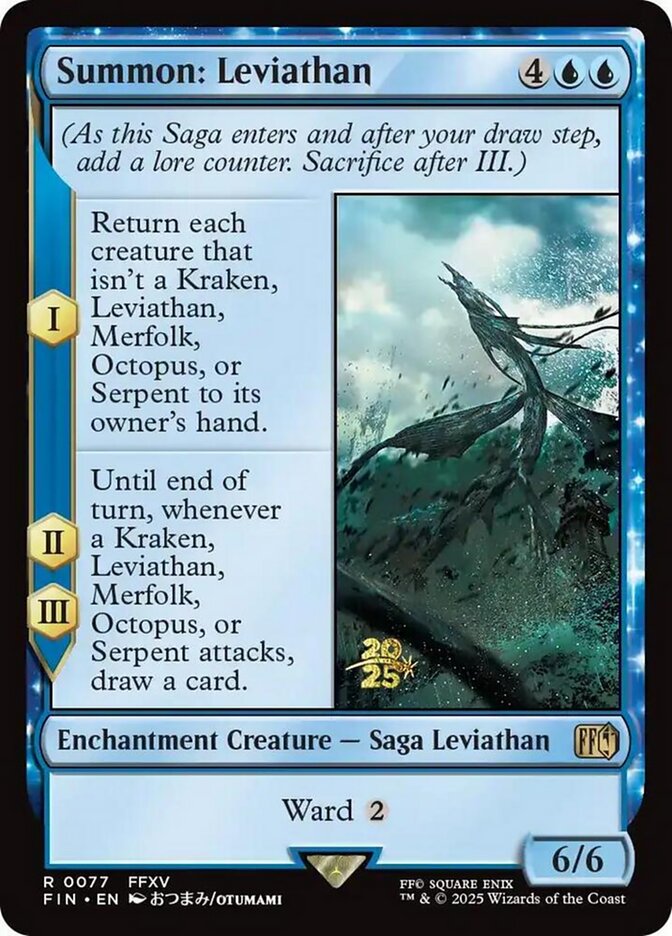 Summon: Leviathan, Final Fantasy Promos Card Art